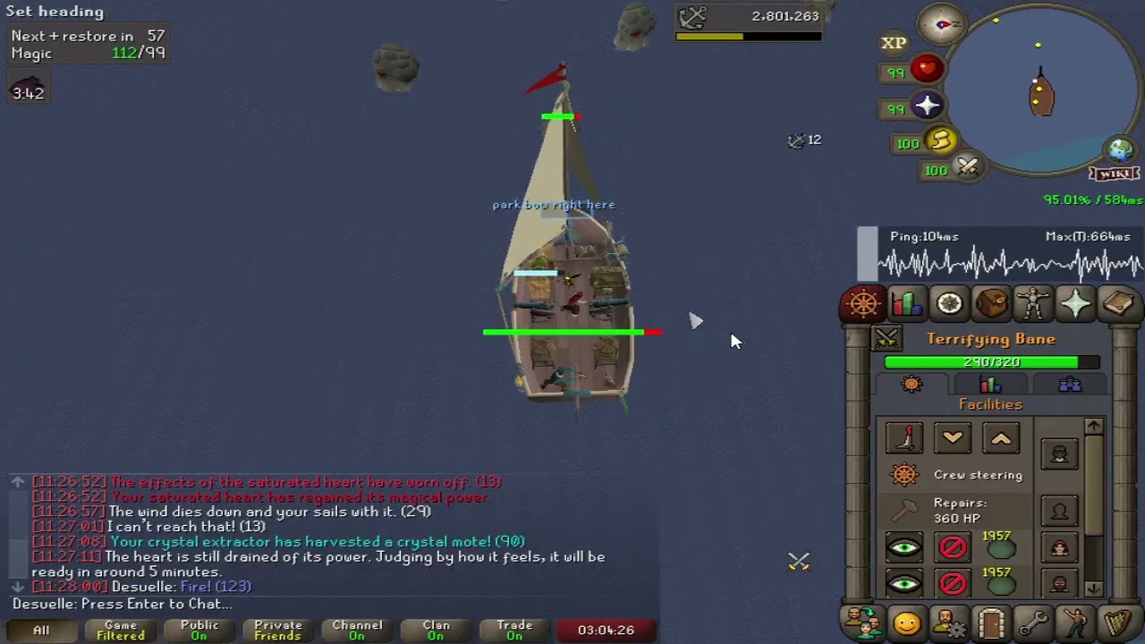 Sailing armoured kraken bounty task