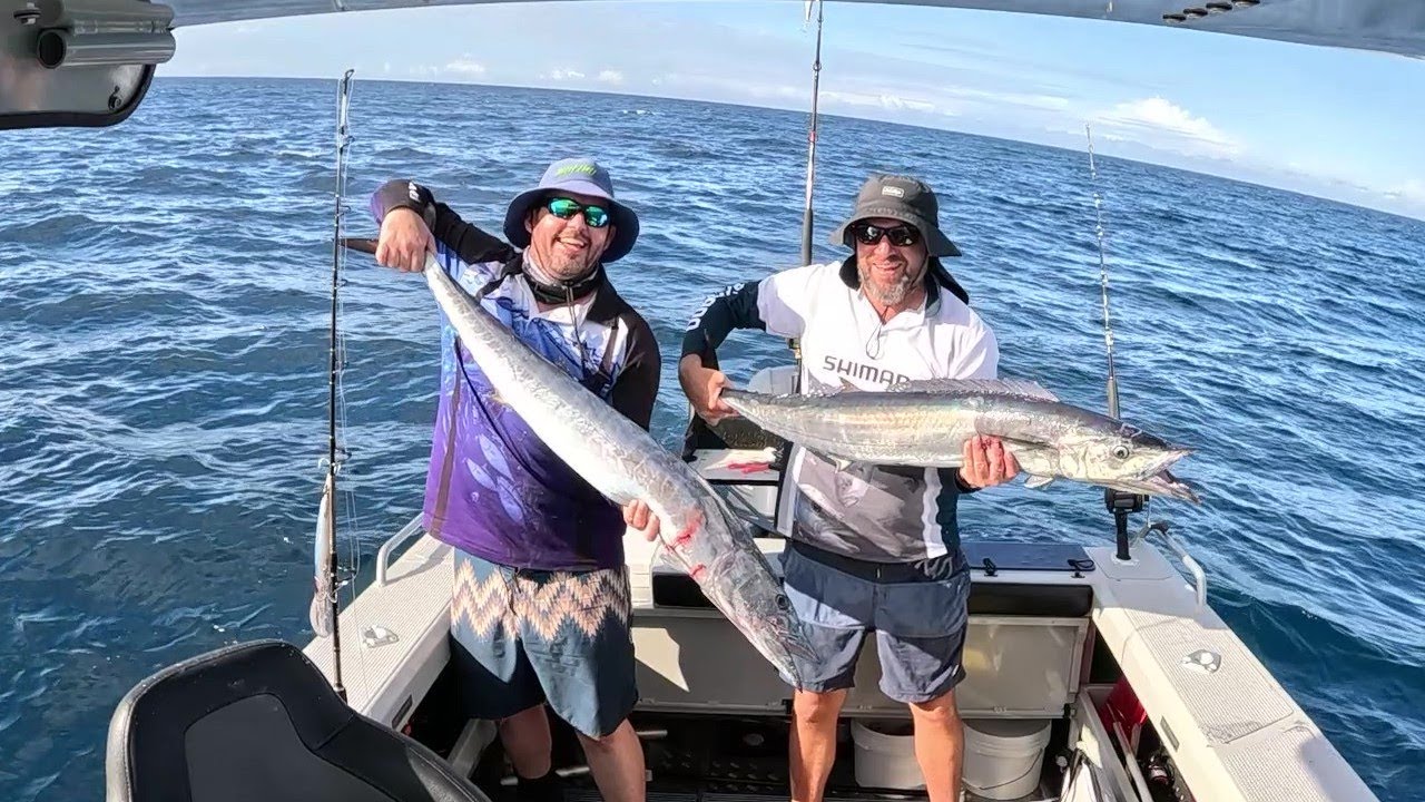 Trolling Wahoo & Livebaiting Snapper, Fishing offshore Brisbane March 2025 #wahoo #snapper #fishing
