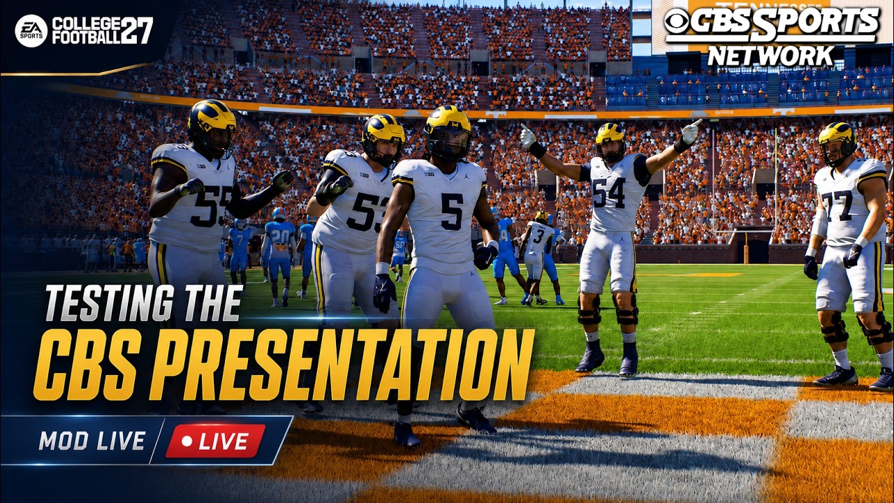 Testing New Scoreboard, ReShade, and Gameplay Mods LIVE in College Football 27