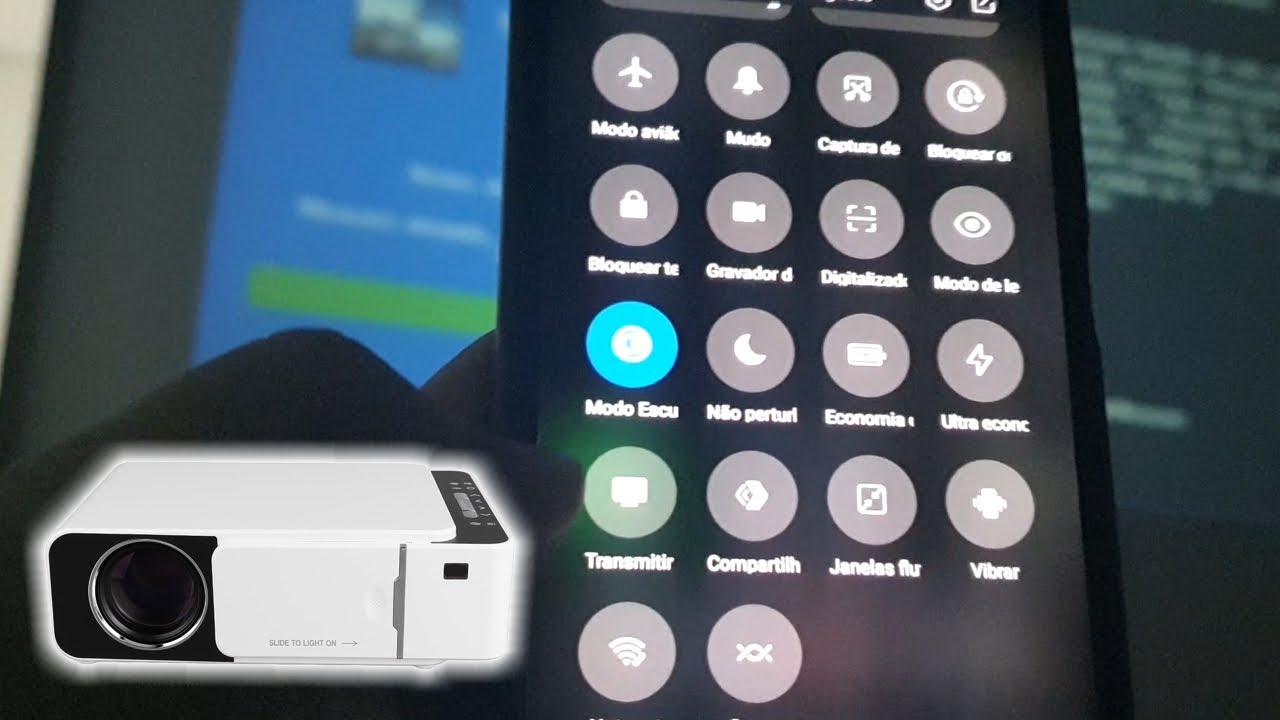 Como ESPELHAR tela do CELULAR no PROJETOR (Android e IOS)