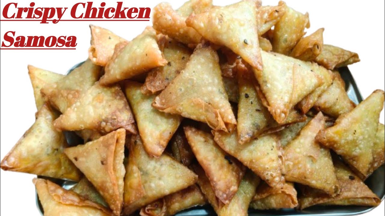 Crispy Chicken Samosa Recipe 🌙 | Ramzan Special Iftar Snacks | Chicken Samosa Kaise Banaye