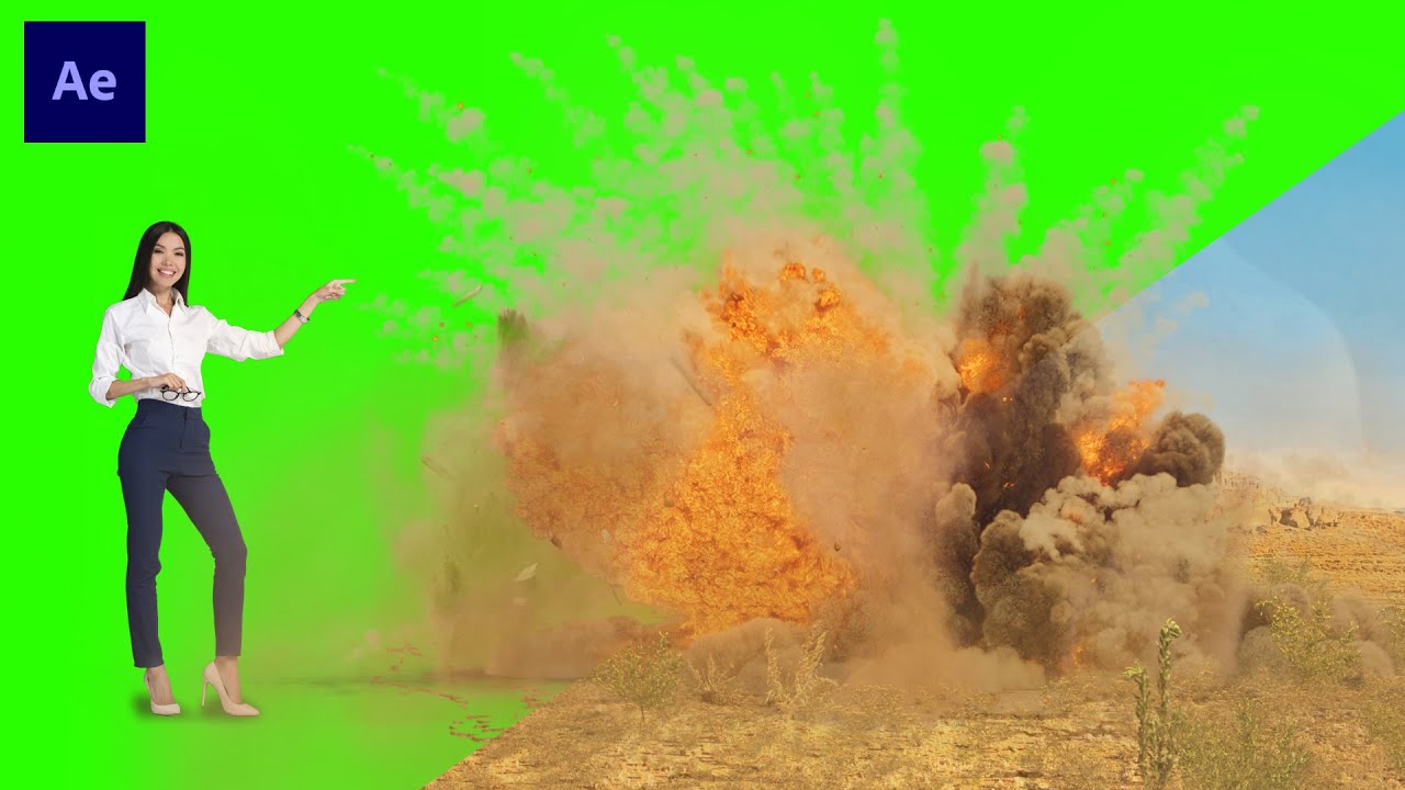 EPIC EXPLOSION with after effects!