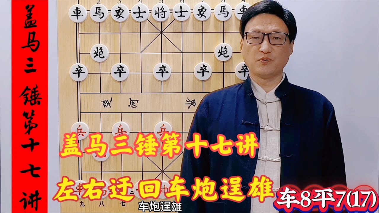 蓋馬三錘絕學，左右迂回，車炮逞雄，對手被干的落花流水