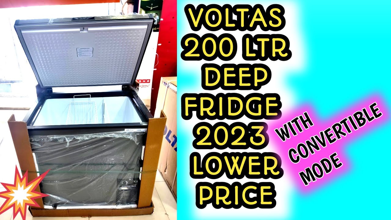 Voltas 205 L Single Door Convertible Hard Top Deep Freezer 205 SD P HT Convertible PCM