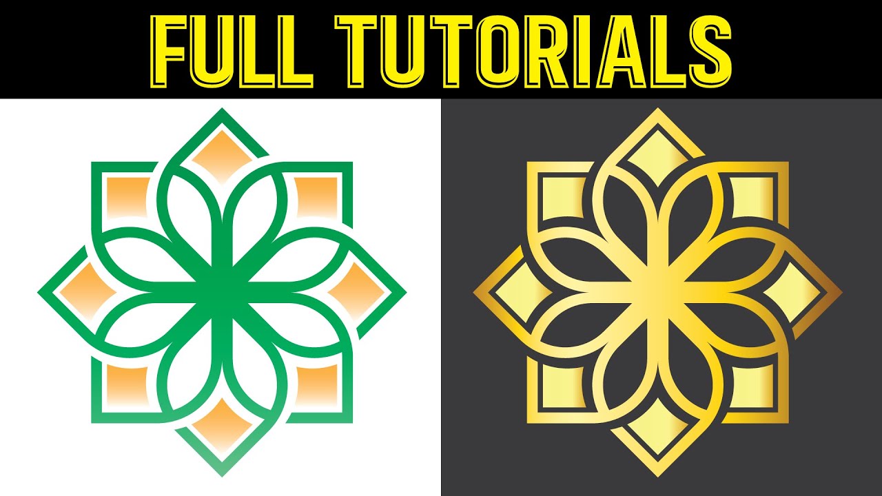 Perfect Symmetry Vector Design in Adobe Illustrator 🔥