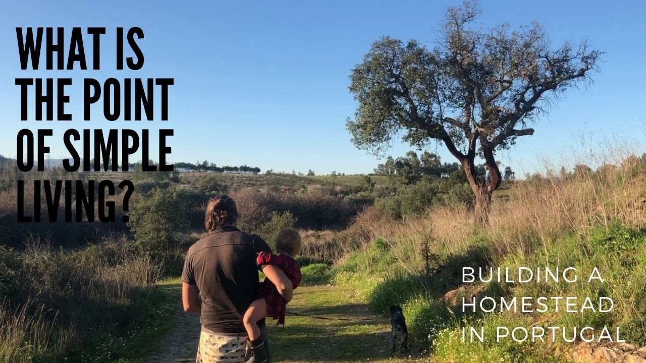What is the point of simple living? - Walk with me - Building our off-grid homestead in Portugal