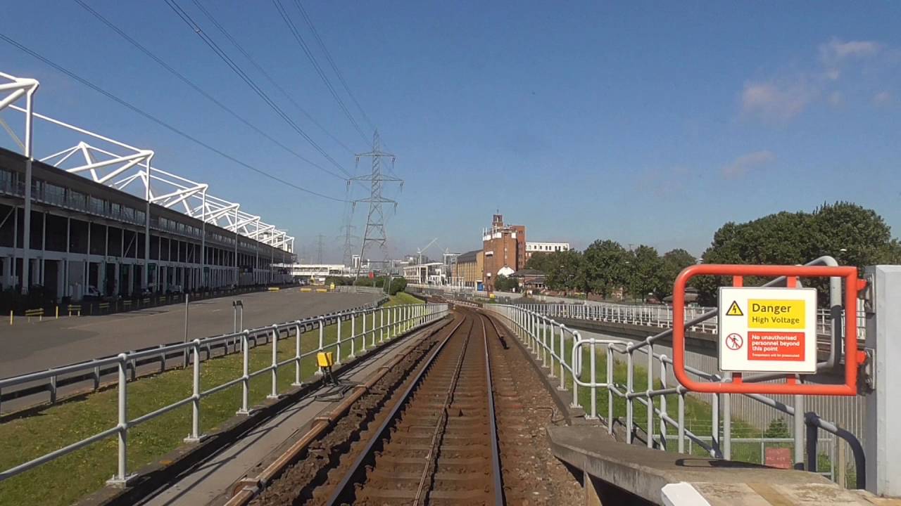 London DLR Front View Ride: Beckton to Tower Gateway