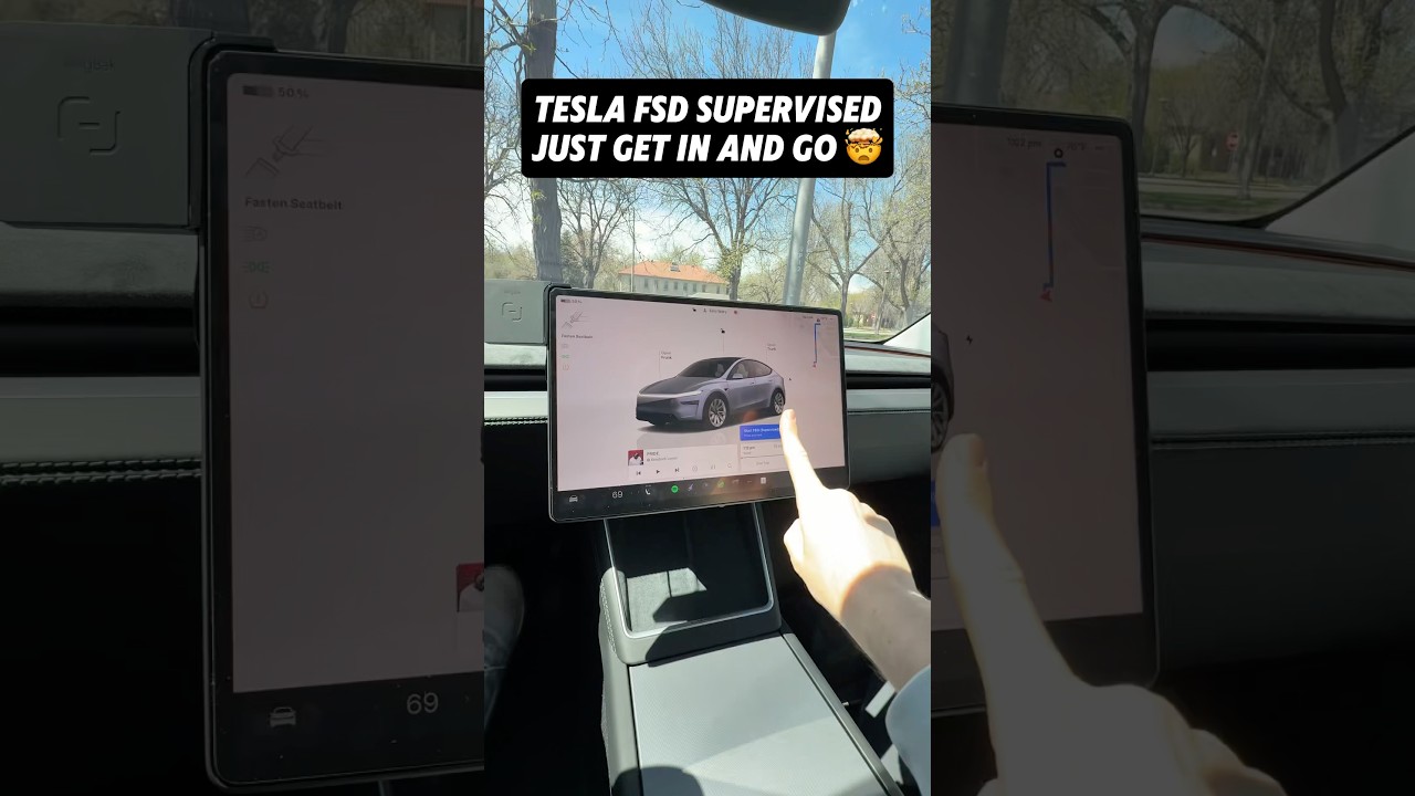 Using Tesla Full Self Driving (Supervised) Is Easier Than Driving Myself 🤯😳
