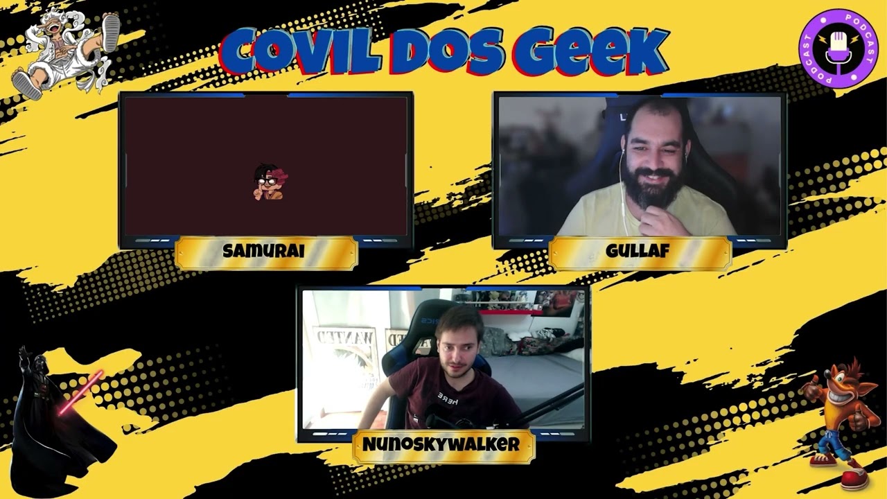 Podcast Covil dos Geek EP.3 - TTRPG com Samurai e Gullaf