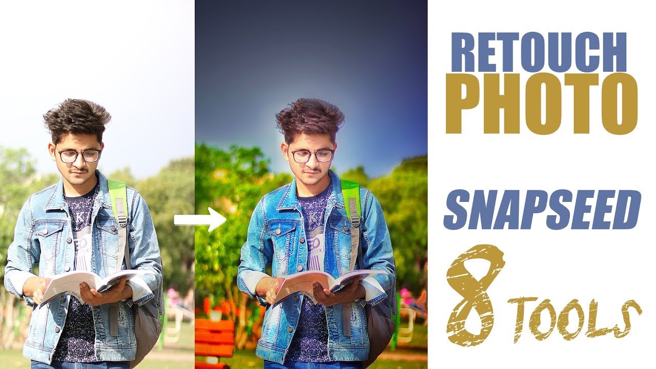 Retouch Photo | Snapseed Mobile App | 8 Tools | Hindi