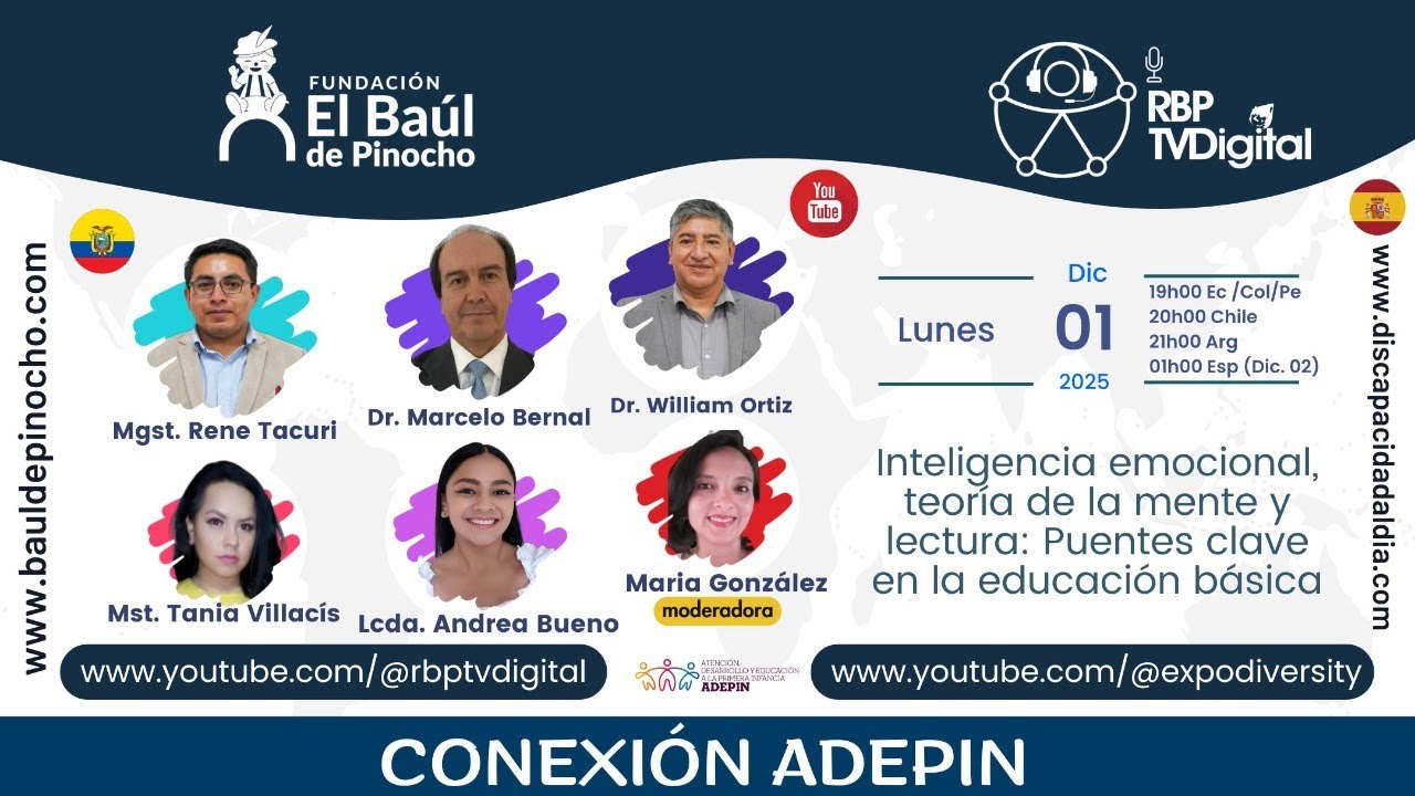 🔴📡 RBP TVDIGITAL 01/12/2025 ※ Inteligencia emocional, Teoría de la mente y lectoescritura