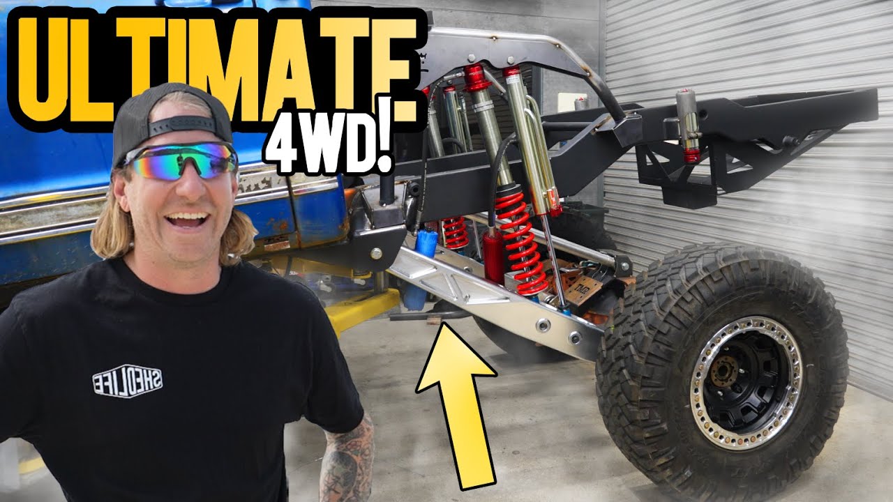Leaf spring DELETE ! K-Truck becomes a Trophy truck (22inch Travel)