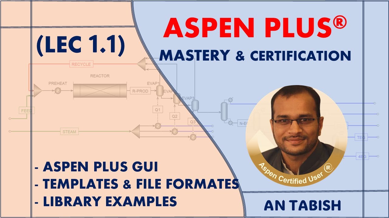 Aspen Plus V14.0 || Начало работы с Aspen Plus | Лекция 1.1