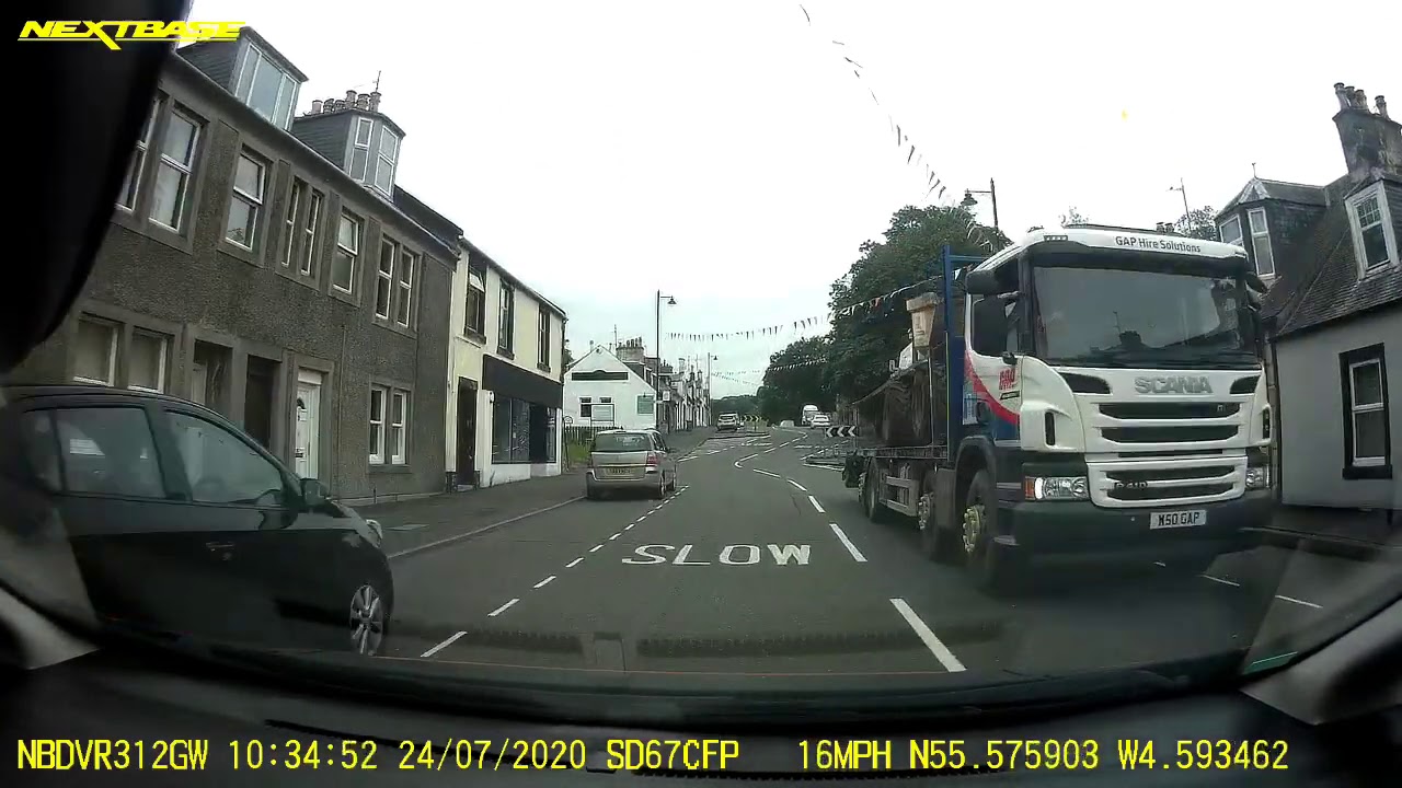 Irvine Test Route with commentary driving - Dundonald to Troon