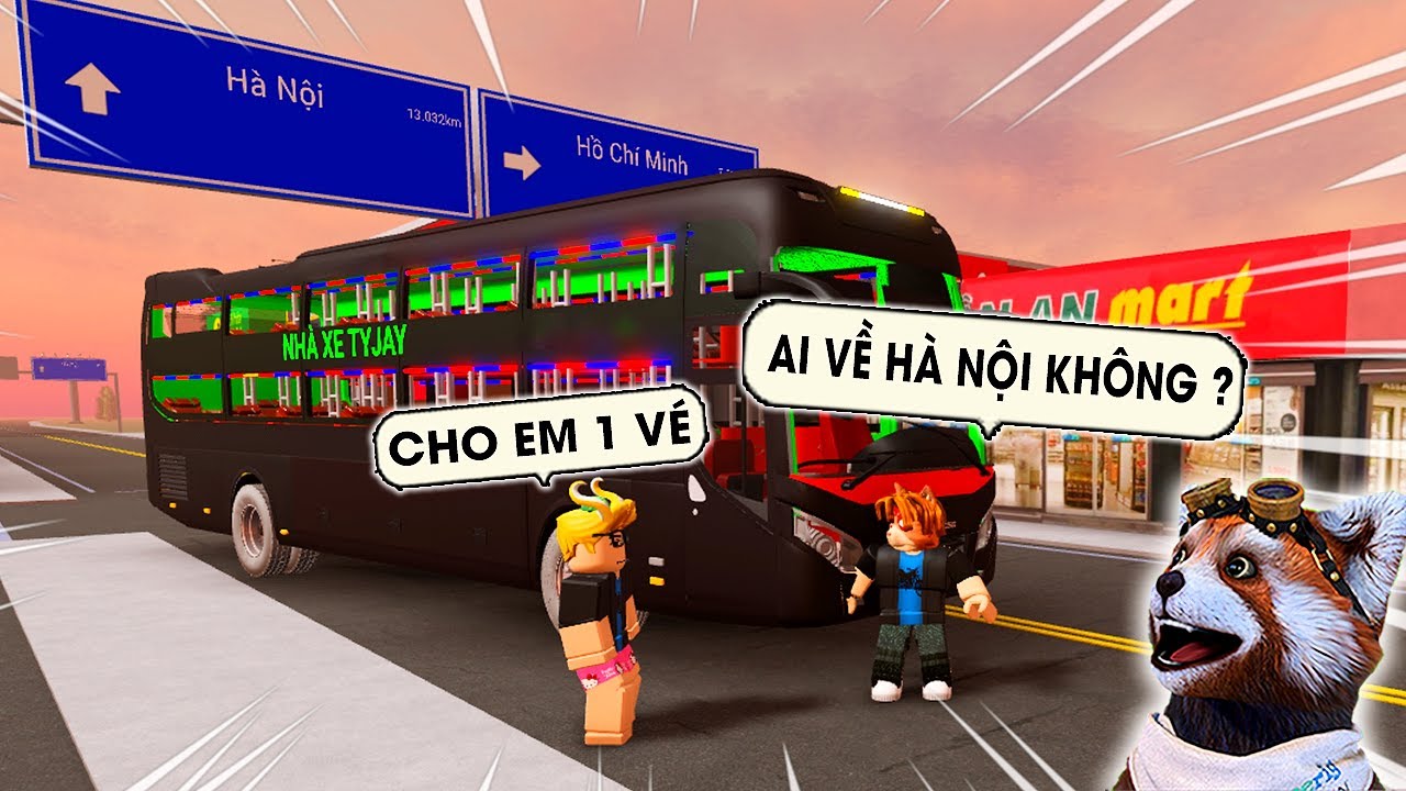 MỘT NGÀY LÀM TÀI XẾ LÁI XE KHÁCH VIỆT NAM HÀI NHẤT ROBLOX
