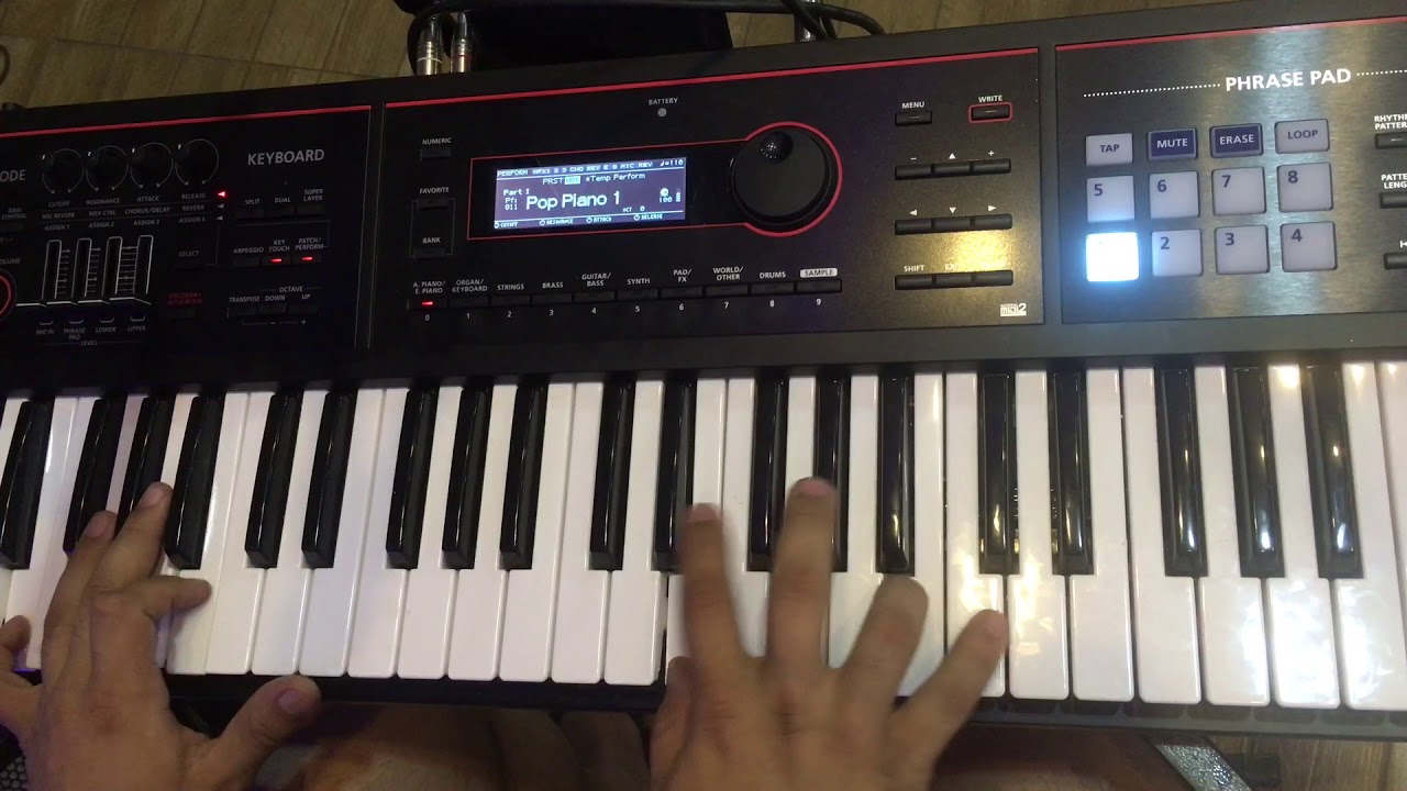 Tutorial XPS 30 roland dual Voice e transpose