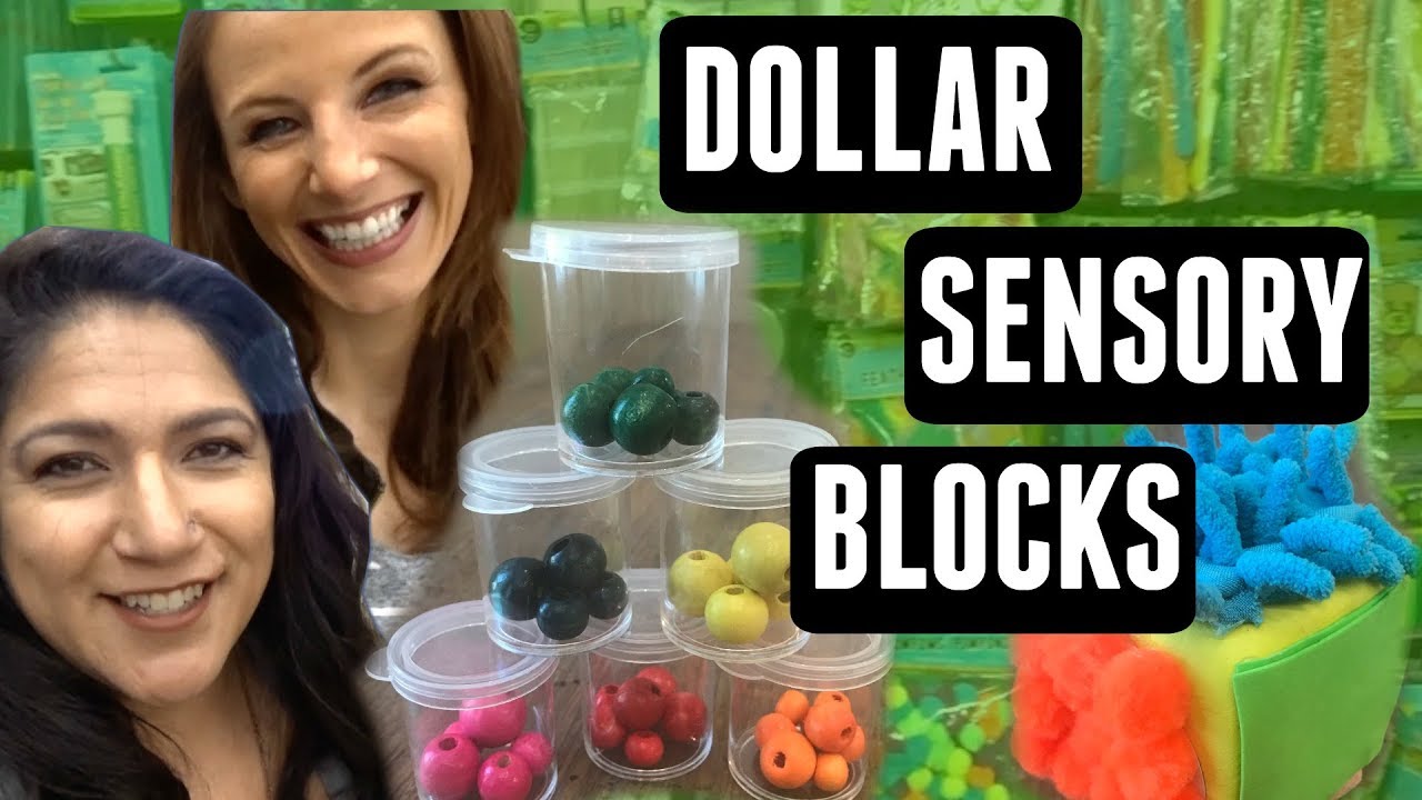 Dollar SENSORY BLOCKS - Baby & Toddler