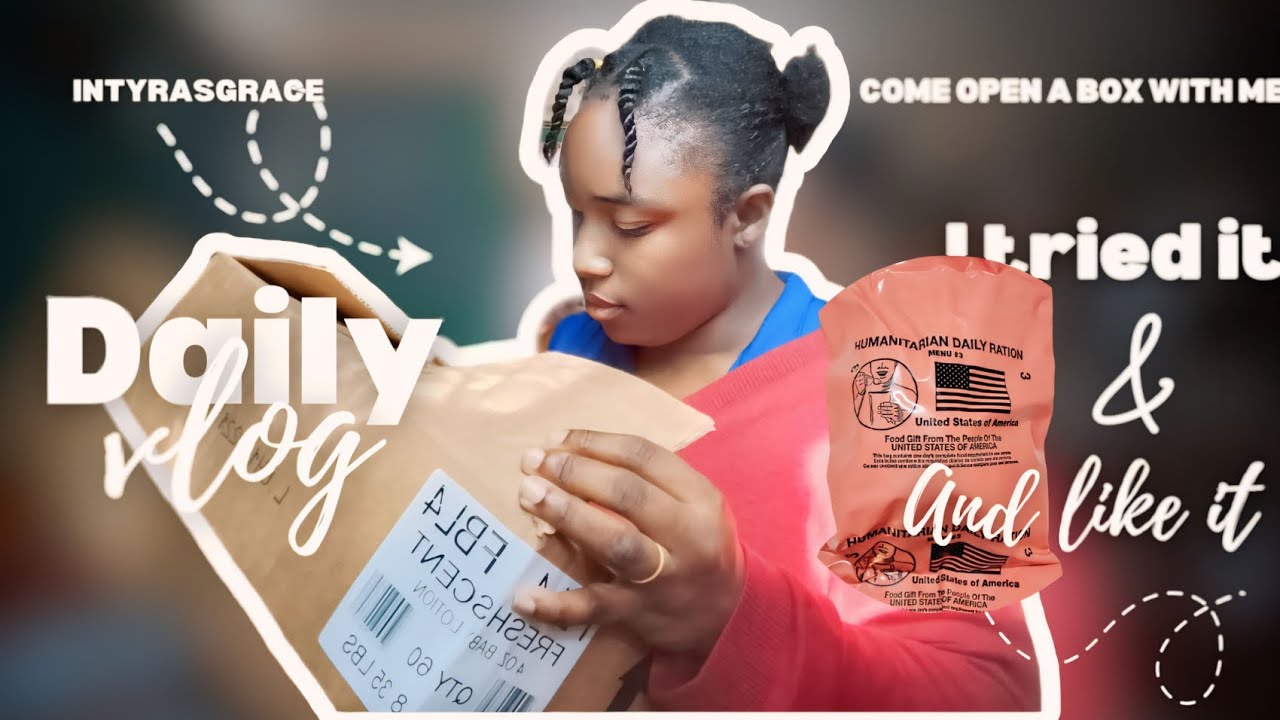 I Didn’t Know What to Expect Trying This Food😱 (Unboxing + First Taste Test)|•intyrasgrace|DailyVlog