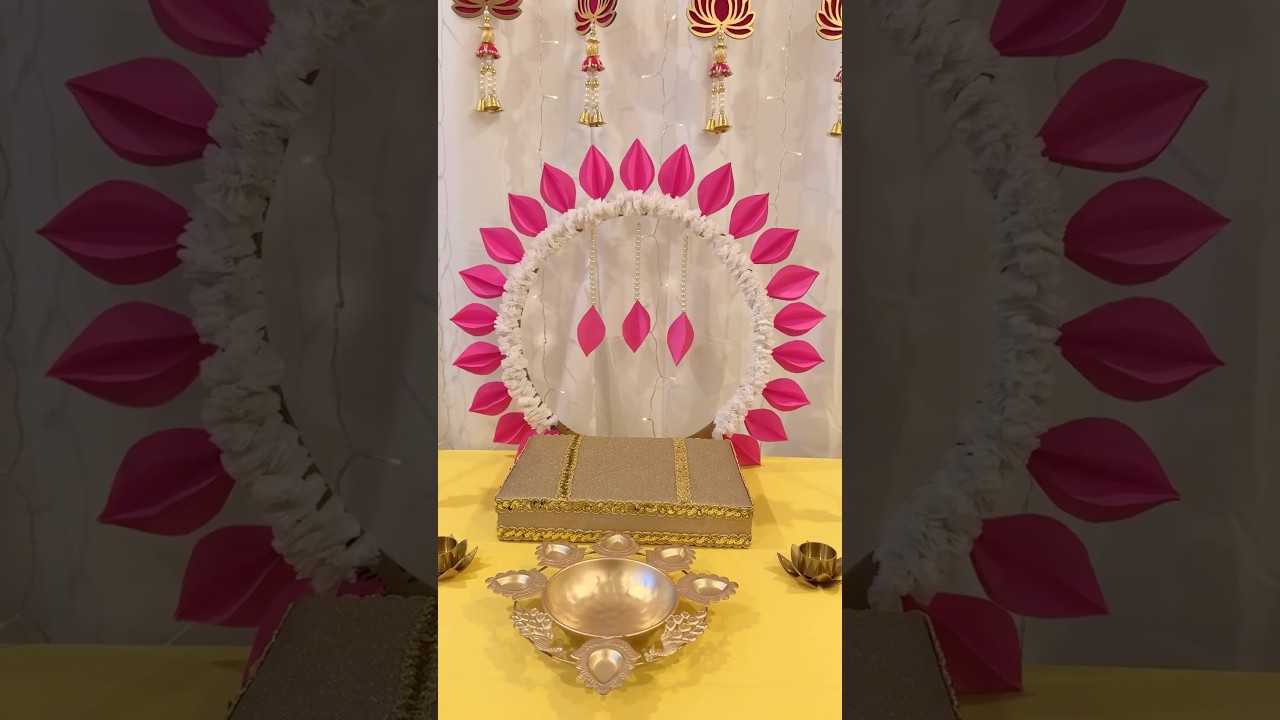 Ganesh Chaturthi Special: Lotus Bud Paper Decoration