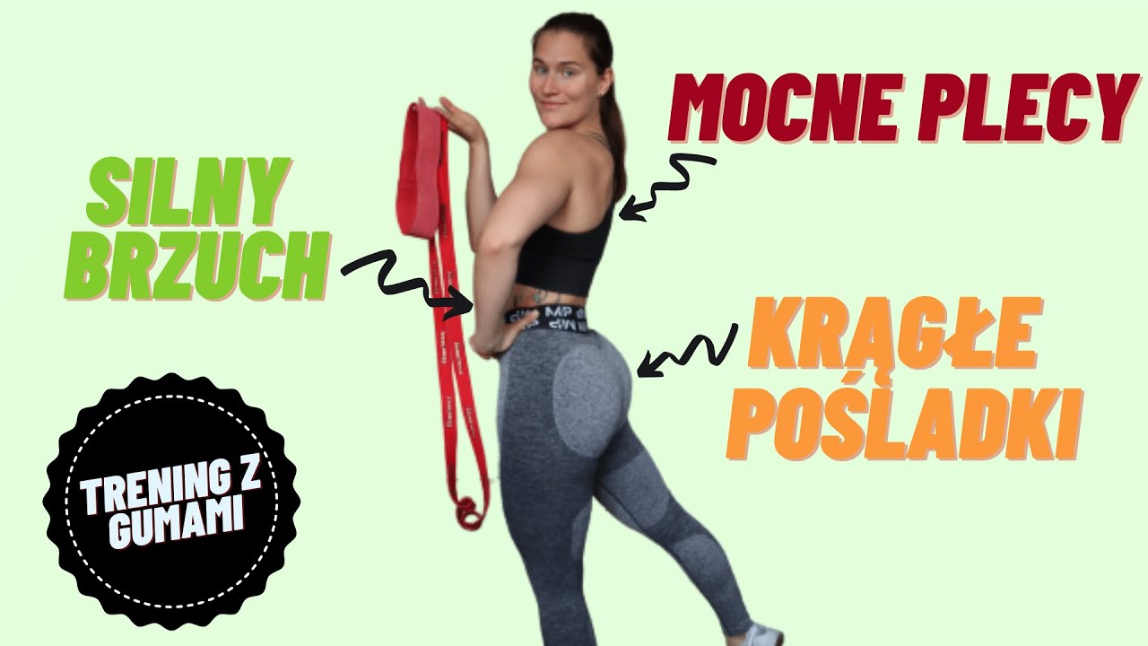 MOCNE PLECY i KRĄGŁE POŚLADKI 💪 🍑  z gumami