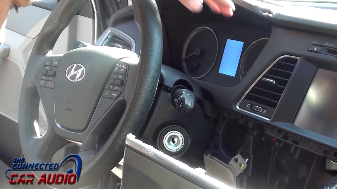 Снятие стереосистемы Hyundai Sonata 2015 и новее
