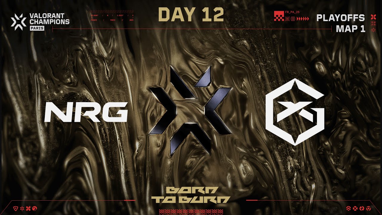 NRG vs. GX— VALORANT Champions Paris — Playoffs Stage — Map 01