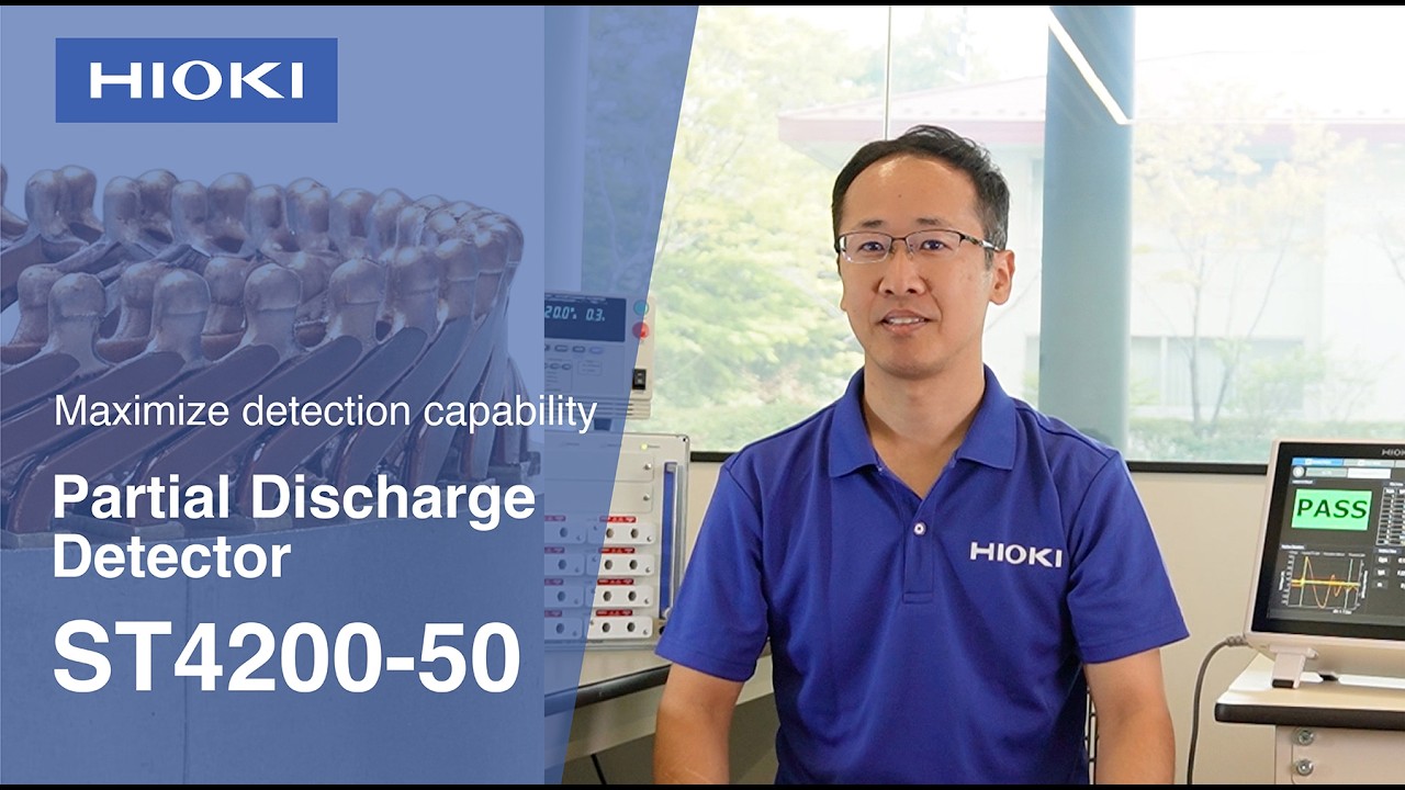 EV Motor Inspection Process: Efficiency Improvement with Partial Discharge Detector ST4200-50