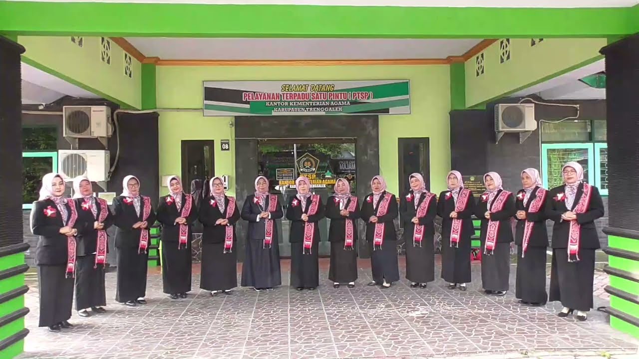 Mars Agen Moderasi Beragama DWP Kemenag Trenggalek - Paduan Suara Al Maheerah