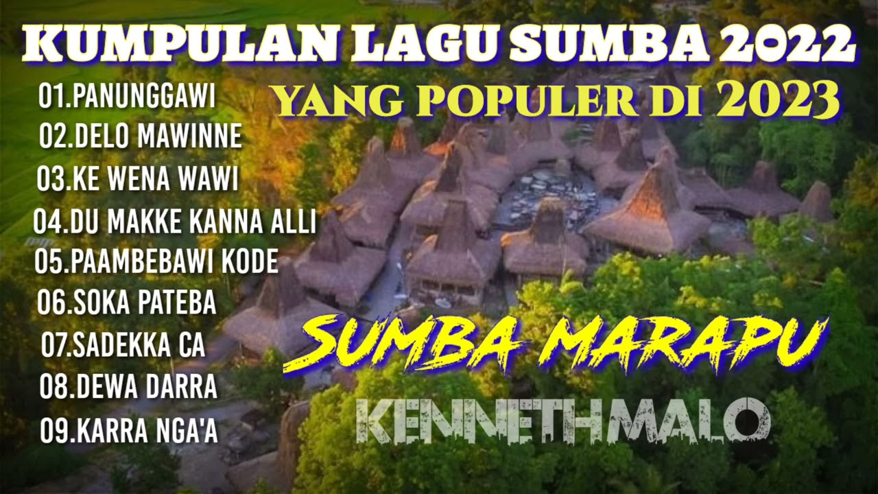 Kumpulan Lagu Sumba 2022 yang Populer di 2023