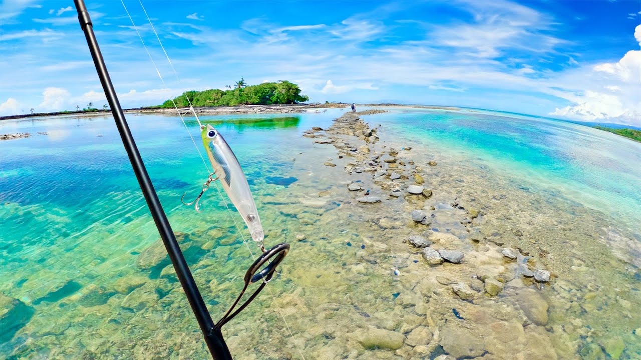 Fishing calm pools with micro lures