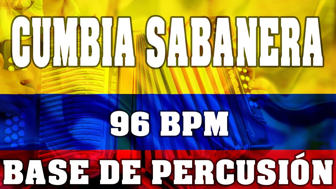 Base Cumbia 96BPM Colombiana Sabanera 🇨🇴 | Para Improvisar/Practicar