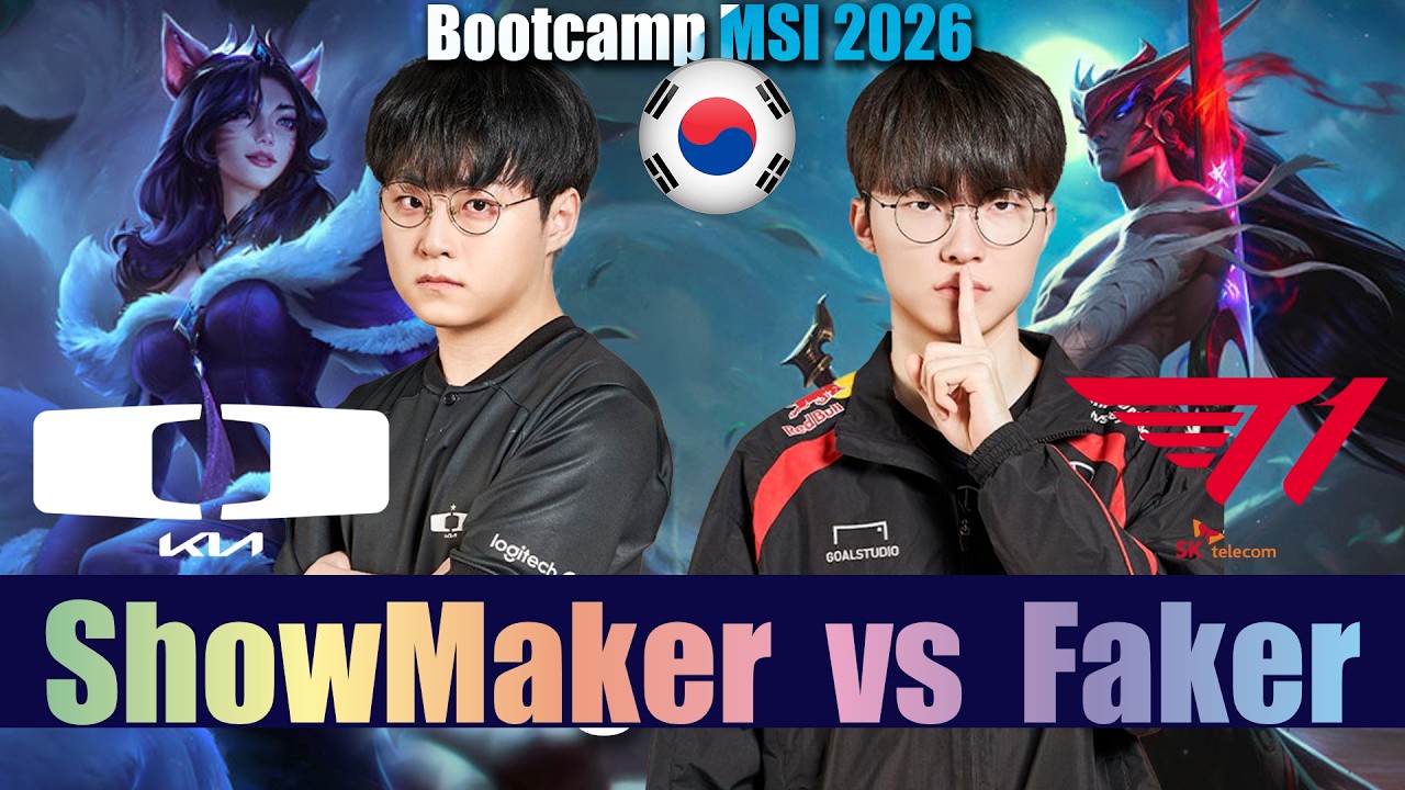 DK ShowMaker vs T1 Faker - ShowMaker AHRI vs Faker YONE Mid - Patch 26.13 KR Ranked | lolrec