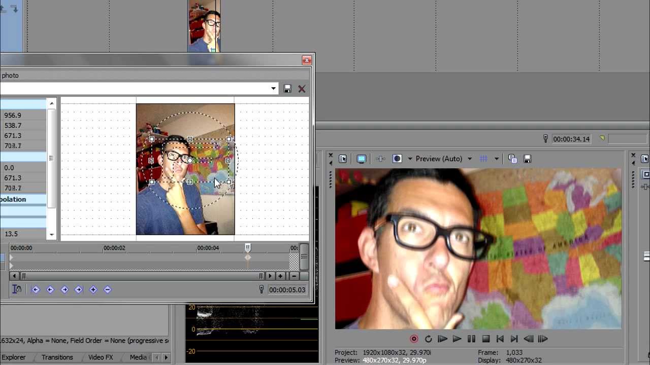 Sony Vegas: Ken Burns Effect