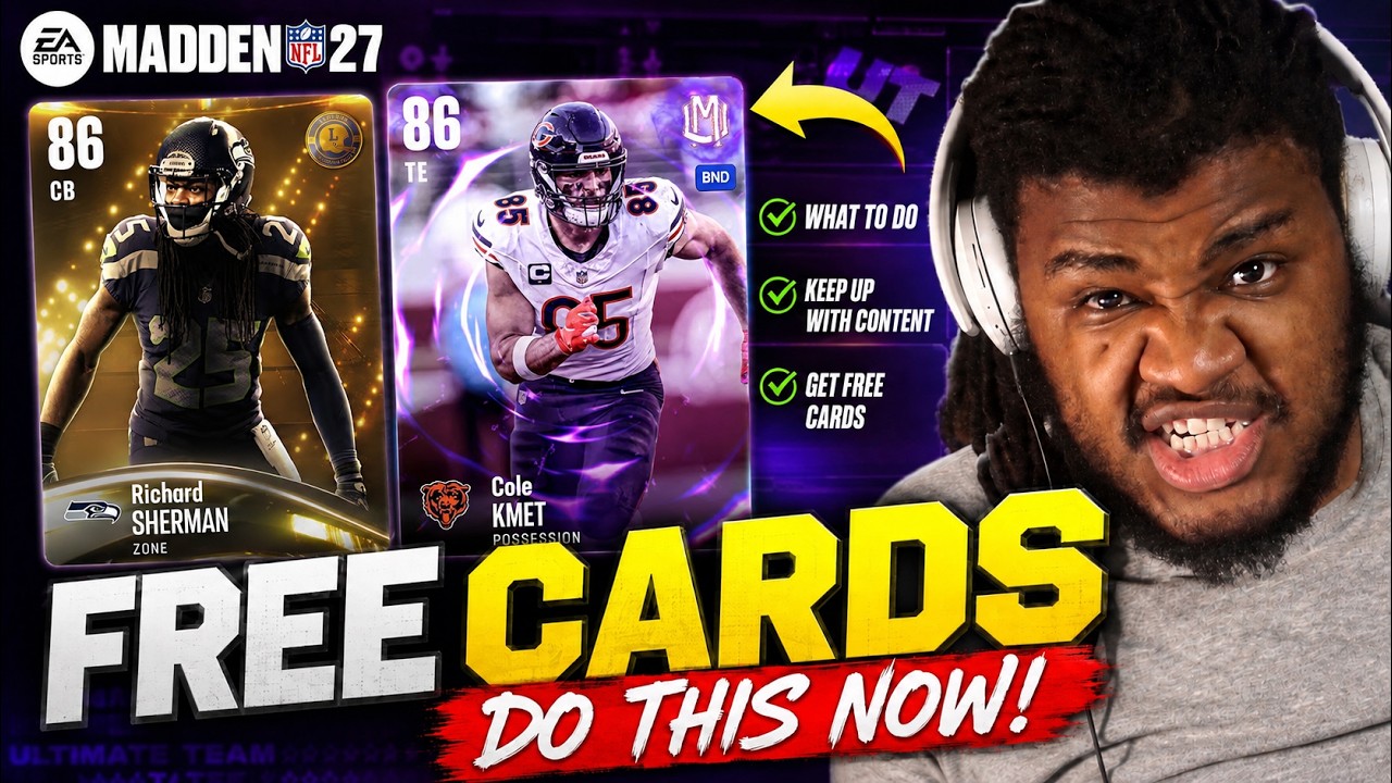 БЕСПЛАТНЫЕ КАРТОЧКИ! БЕСПЛАТНЫЕ МОНЕТЫ! СДЕЛАЙ ЭТО СЕЙЧАС! MADDEN 27 ULTIMATE TEAM: ОБНОВЛЕНИЕ БЕ...