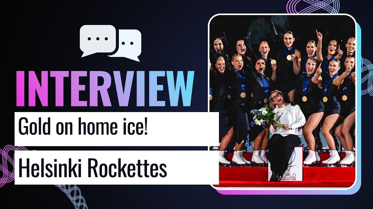 Gold on home ice! | Helsinki Rockettes (FIN) | Winner Interview | #WorldSynchro | Helsinki 2025