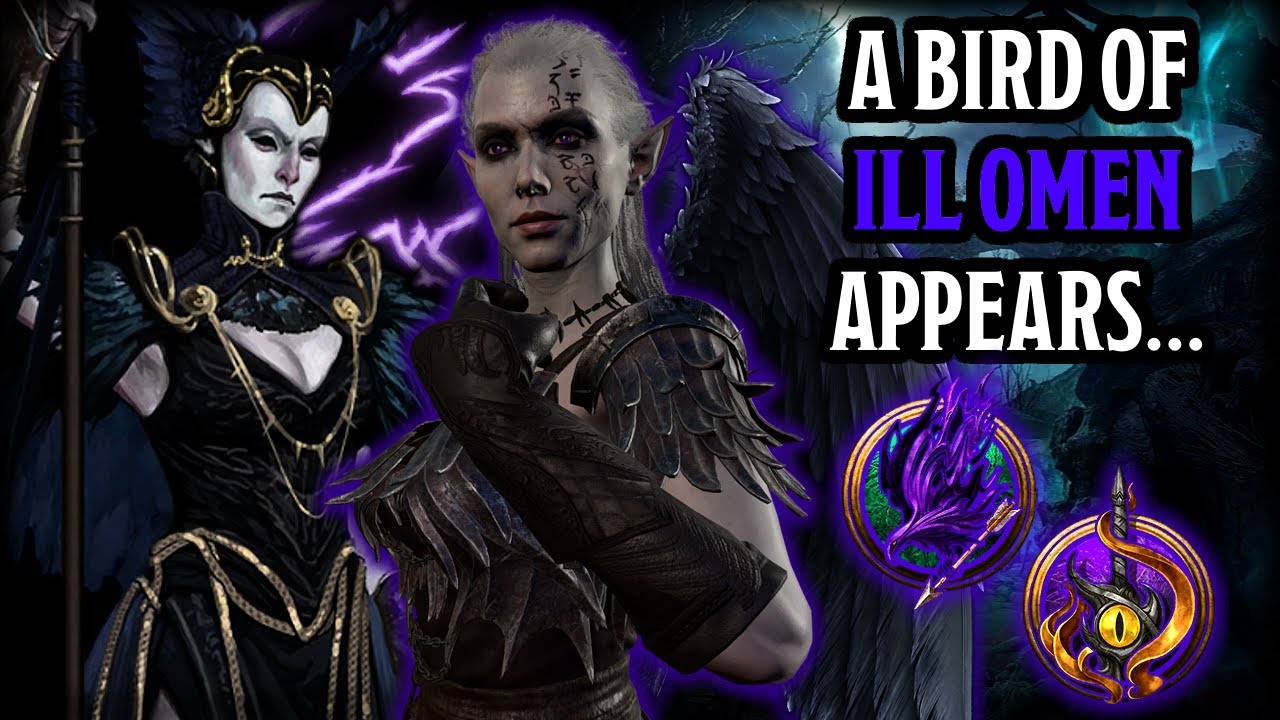 Baldur's Gate 3 - The Gloom Weaver (Raven Queen Patron Build for Patch 8)