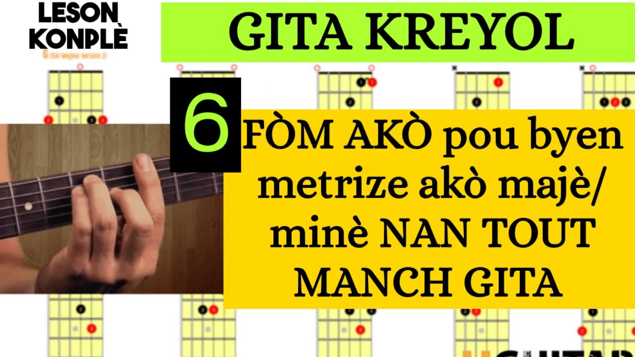 AKò MAJÈ MINÈ POU JWE SOU TOUT MANCH GITA
