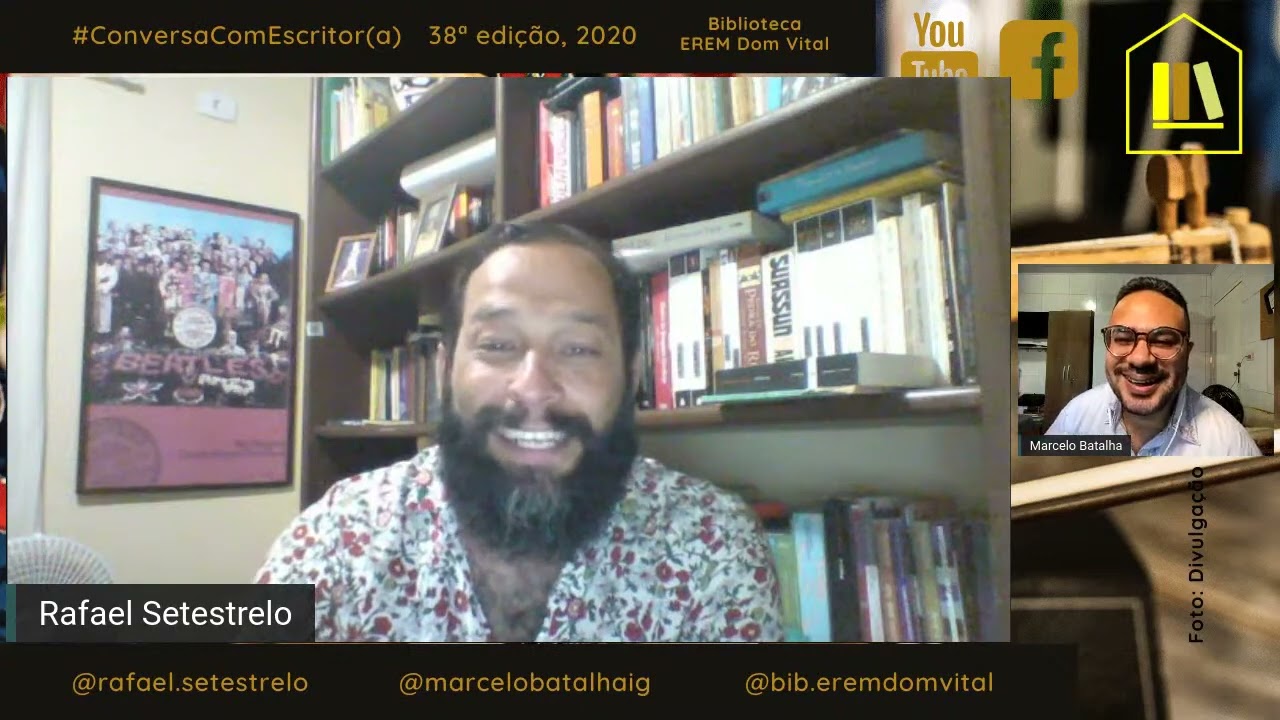 #38/2020   Conversa com Escritor recebe Rafael Setestrelo
