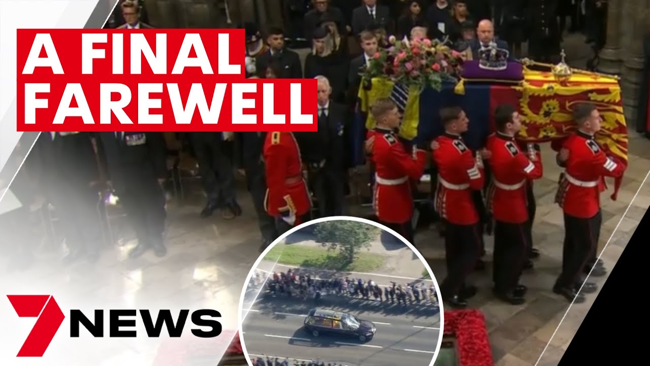Mourners line London streets to witness Queen Elizabeth II's coffin after the State Funeral service