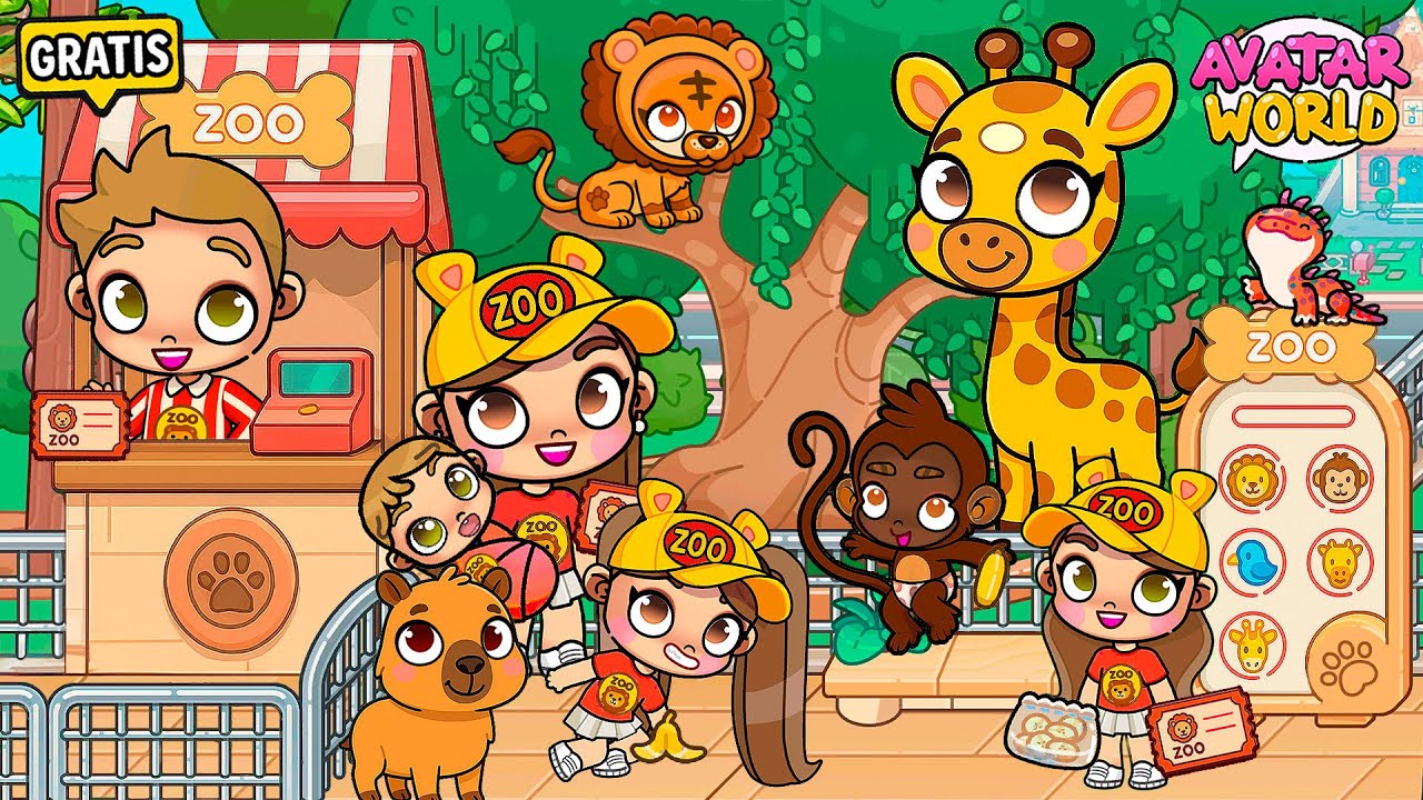 Llevo a mi Familia al Zoo 🐵 en Avatar World