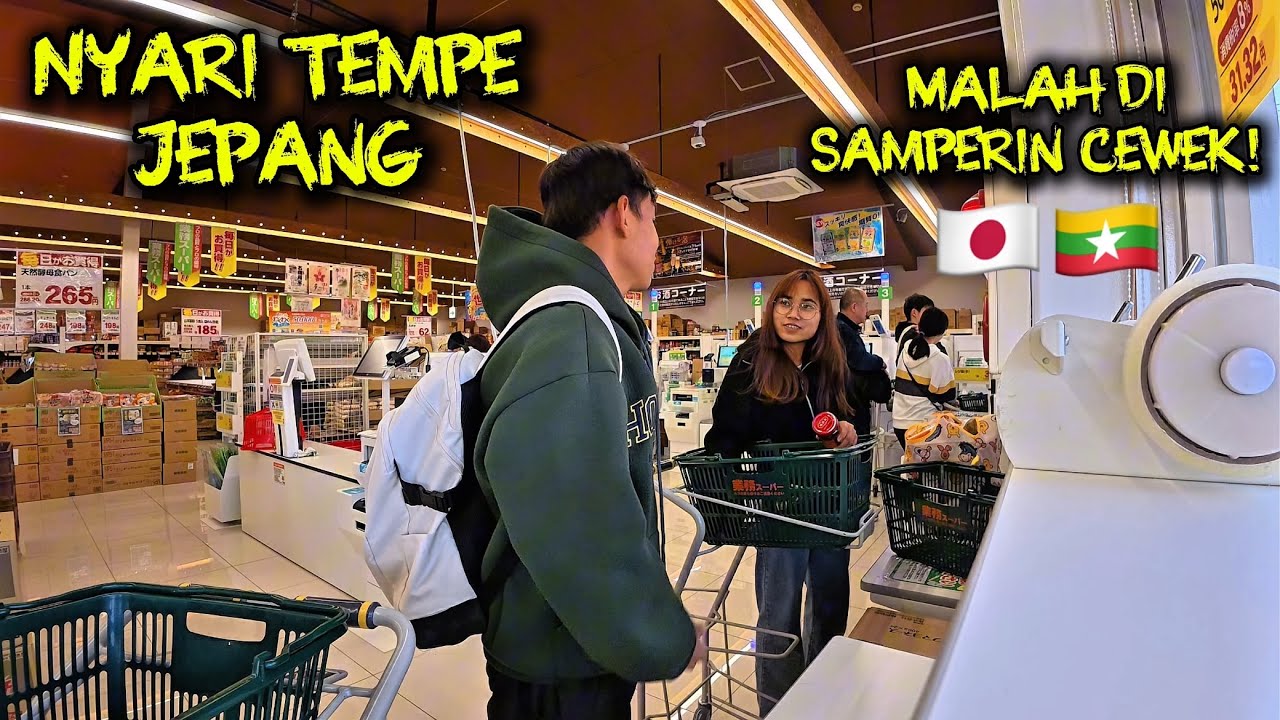 NYARI TEMPE JEPANG MALAH KETEMU CEWE INI!! VLOG BELANJA DI JEPANG