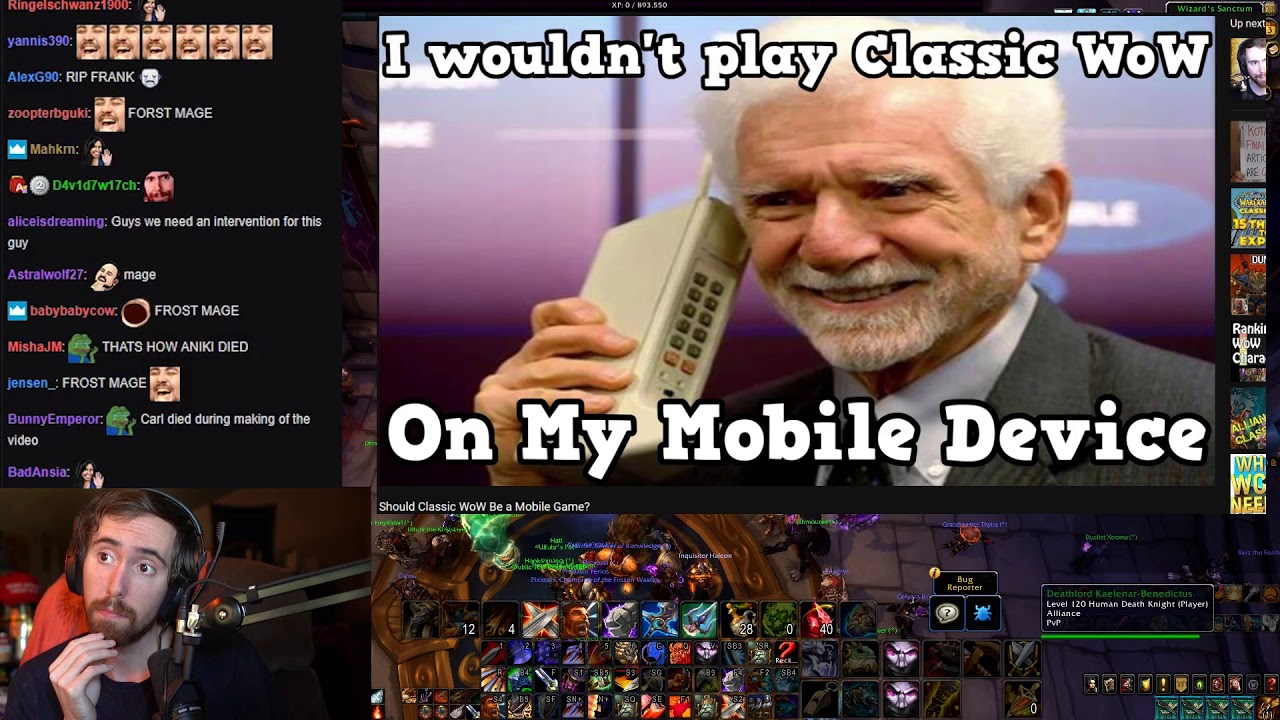 Asmongold reacts to Should classic wow be a mobile game