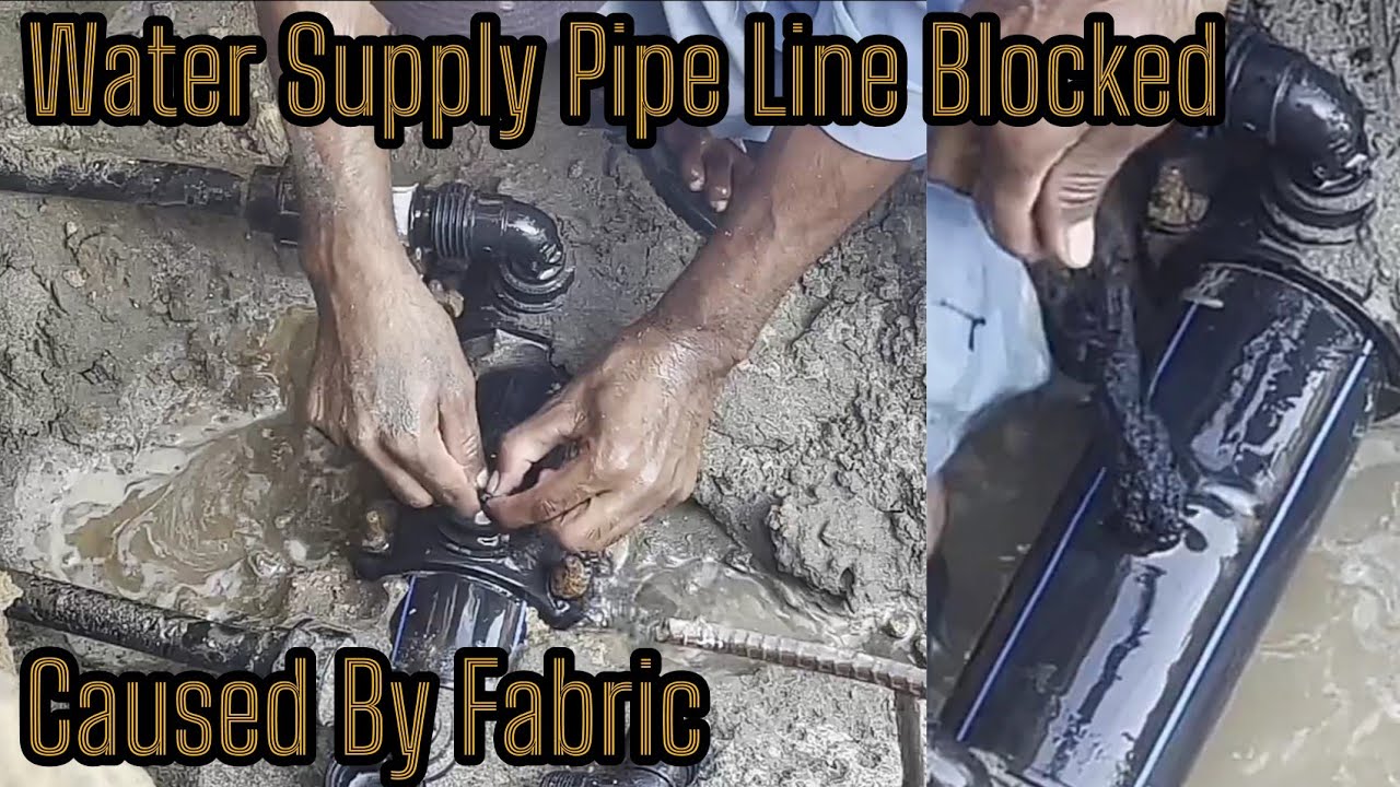 Poor Water Flow | Water Supply Pipe Line Blocked 🚫 |