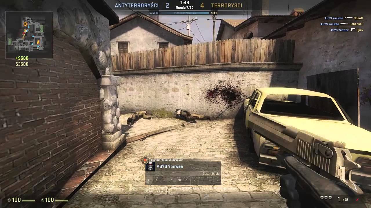 CS:GO #AWP + DEAGLE ACE #1