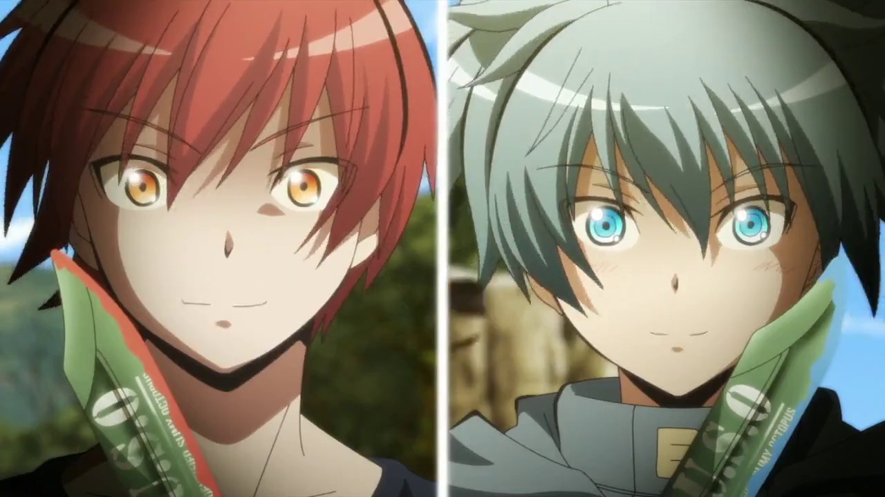 Karma vs Nagisa (Civil War) - Assassination Classroom Episode 17-18