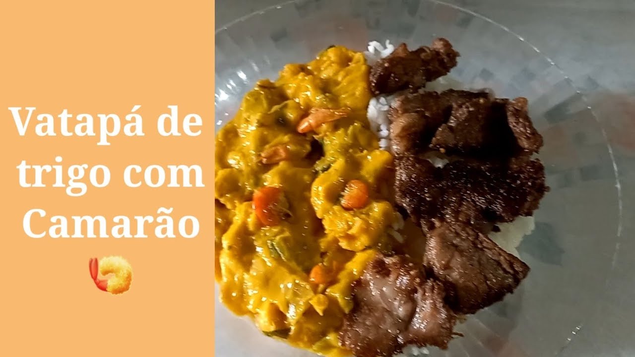Como fazer Vatapá de trigo#vatapa#vatapadetrigo#camarao