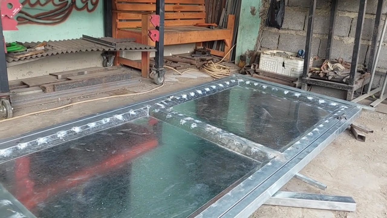 cara buat pintu panel besi dengan rumus sederhana
