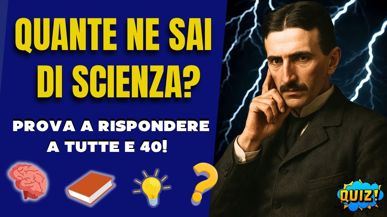 Quiz di Scienza 🧪 Solo i più preparati riescono a finirlo tutto!