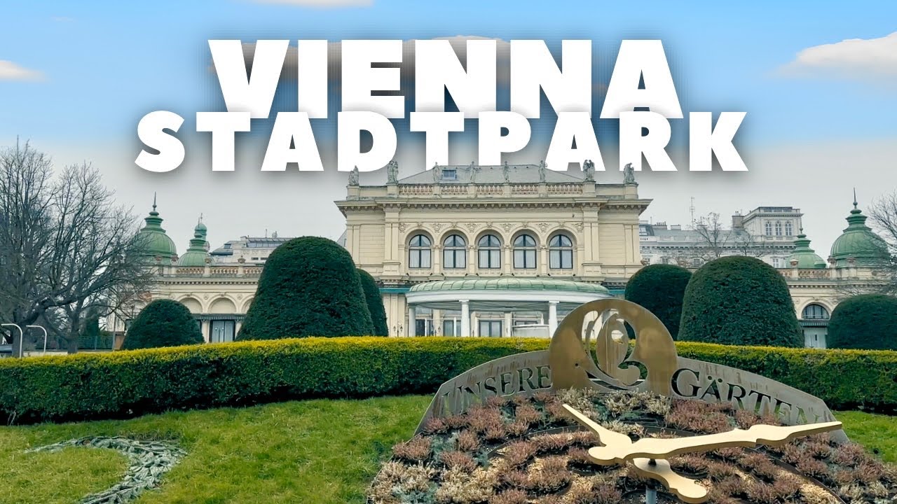 Relaxing Walking Tour in STADTPARK, Vienna | 4K