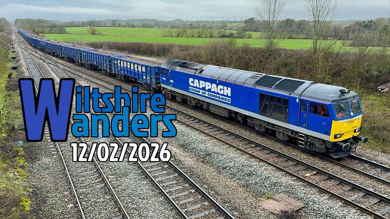 Wiltshire Wanders - time spent watching trains - 12/02/2026